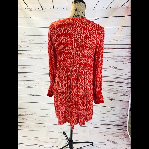 Free People Red Bohemian Dress - Picture 2 of 4